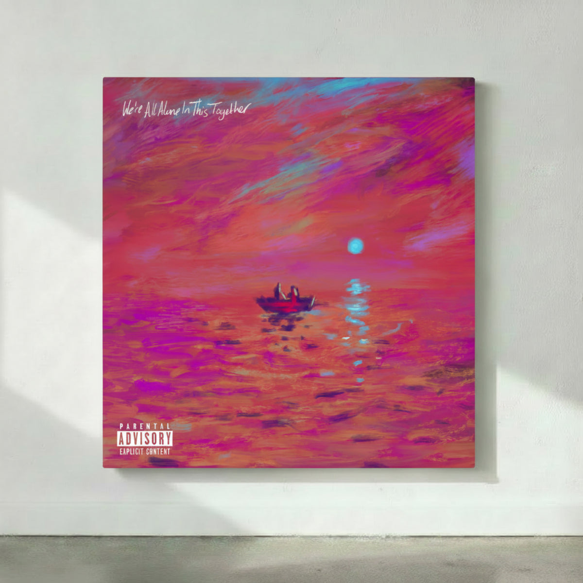 Dave - We're All Alone in This Together Custom Canvas