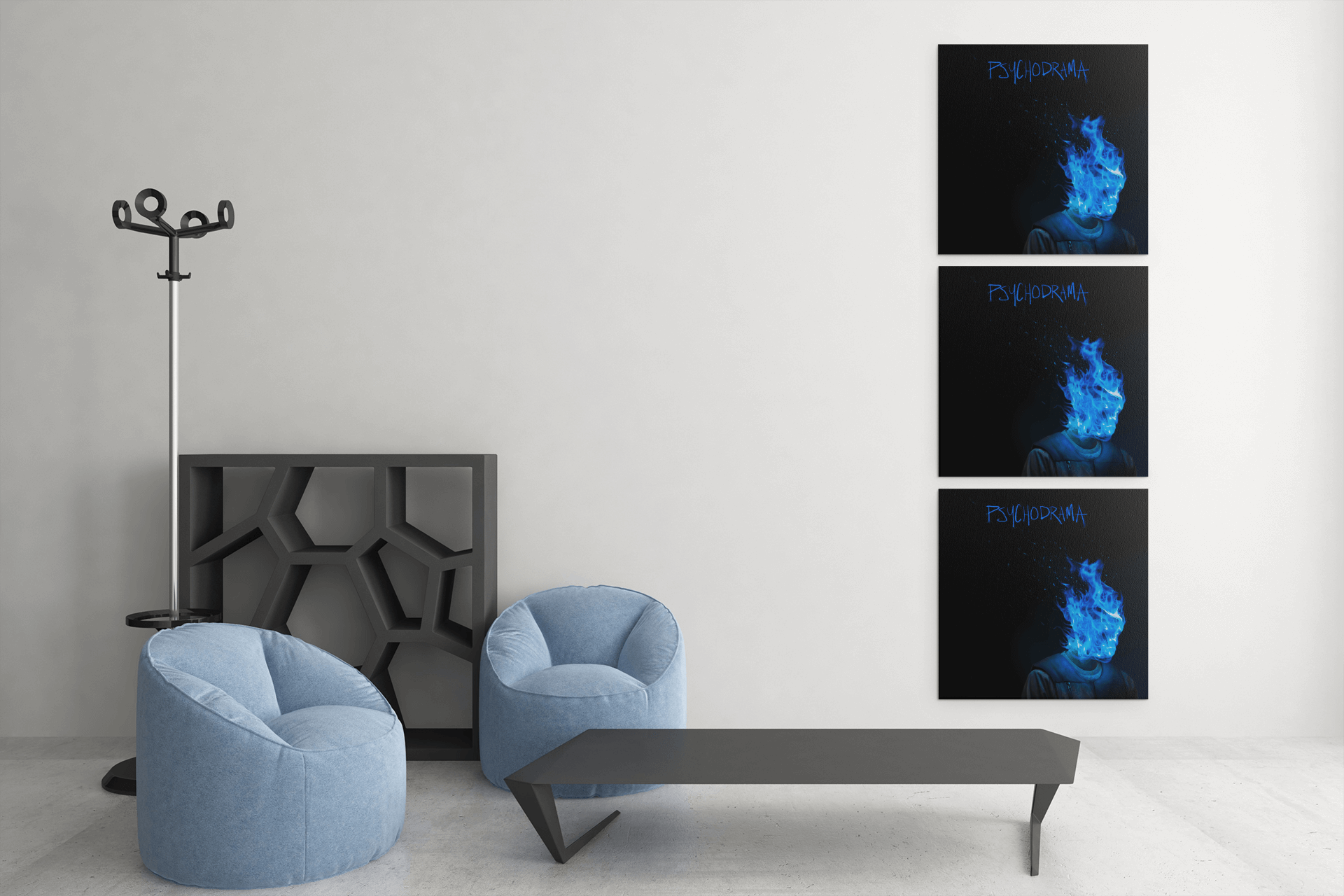 Dave - PYSCHODRAMA Custom Canvas