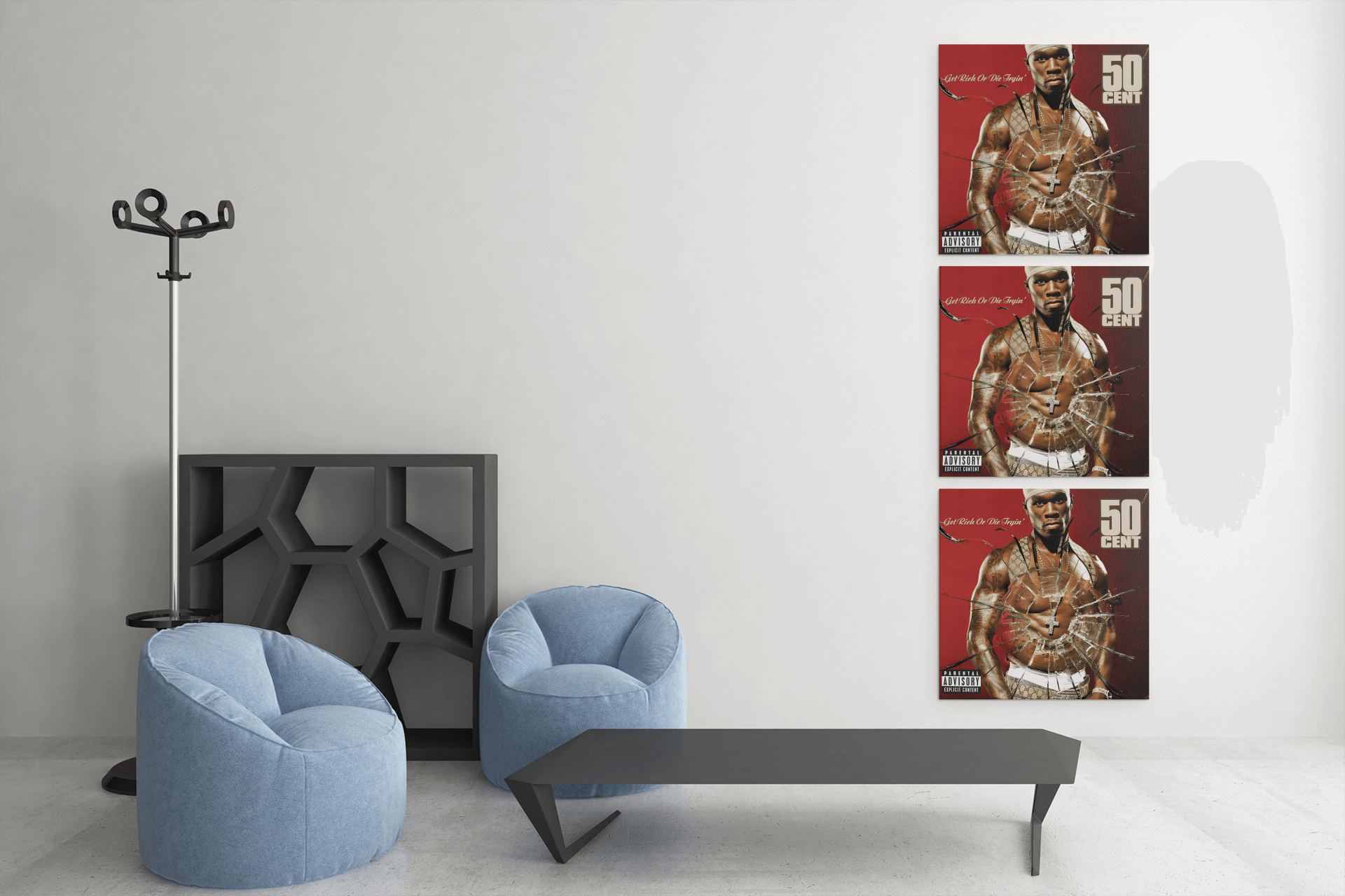 50 Cent - Get Rich or Die Tryin Custom Canvas